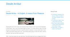 Desktop Screenshot of desdearriba.net